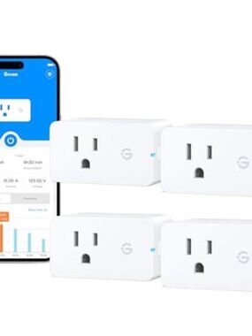 Smart Plug with Energy Monitoring, WiFi Bluetooth Plug Work with Alexa